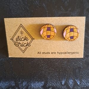 3/$10 SICK CHICK EARRINGS